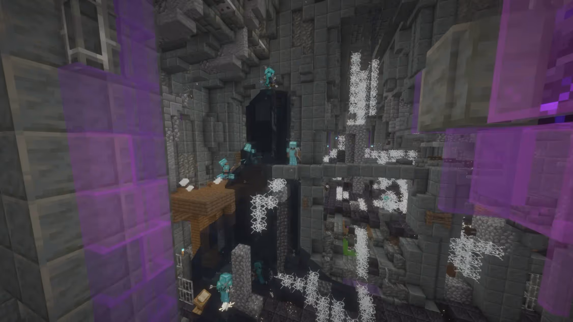 jugadores en una dungeon de el reto